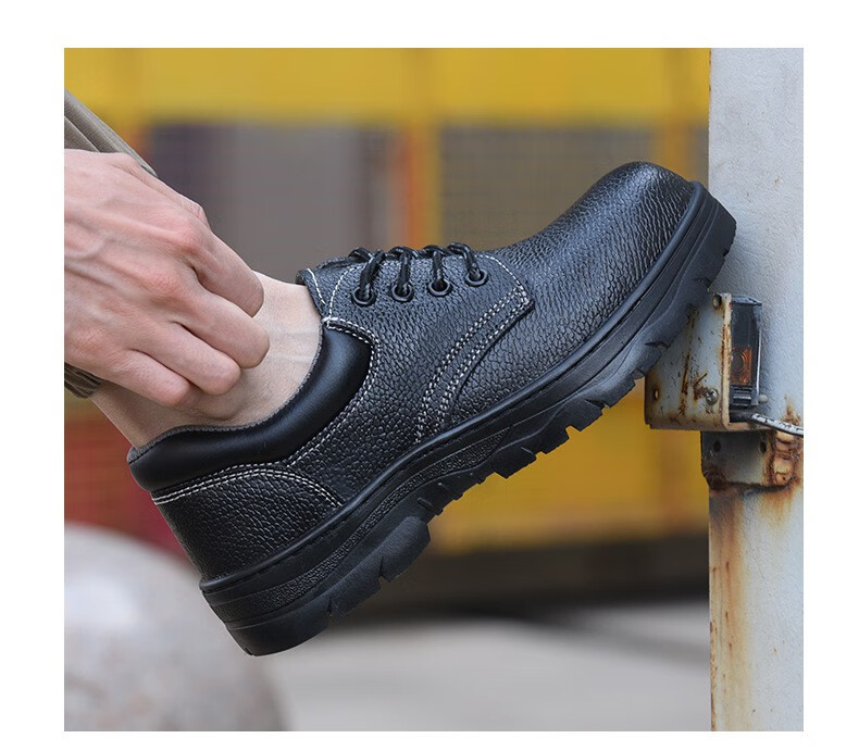 带钢头钢板的鞋子劳保鞋男钢包头防砸防刺穿安全工作电焊鞋耐磨四季