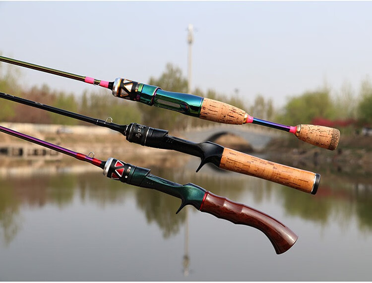 微物路亚竿ul软调马口竿白条杆碳素鱼竿鲈鱼翘嘴远投竿枪柄直柄马口路