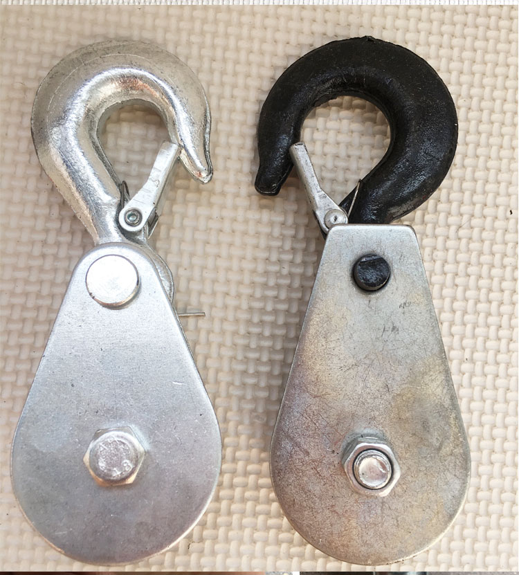 起重滑轮吊环吊钩小滑轮吊轮微型钢丝绳滑轮u槽 放线健身工业材料滑车