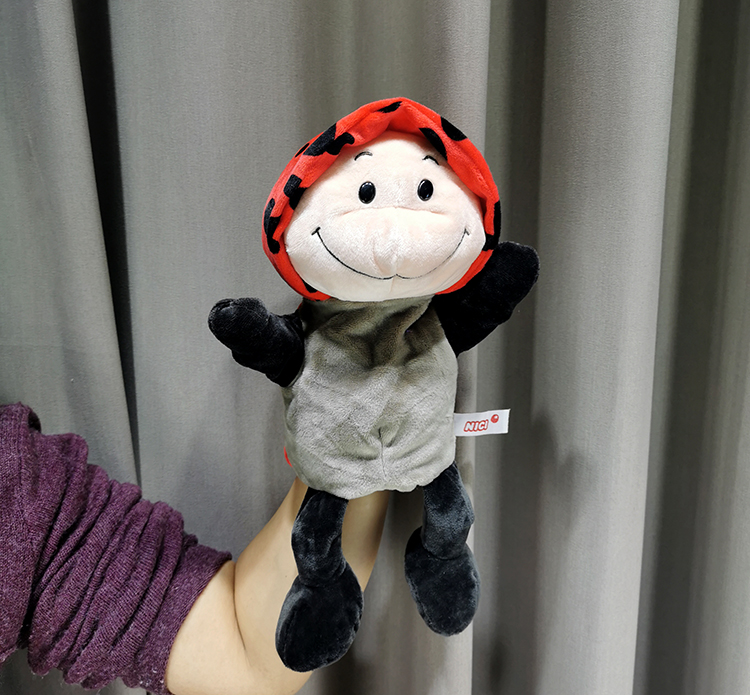 定制手指玩偶全身手偶娃娃可张嘴动物手套公仔玩具早教玩偶小剧场表演