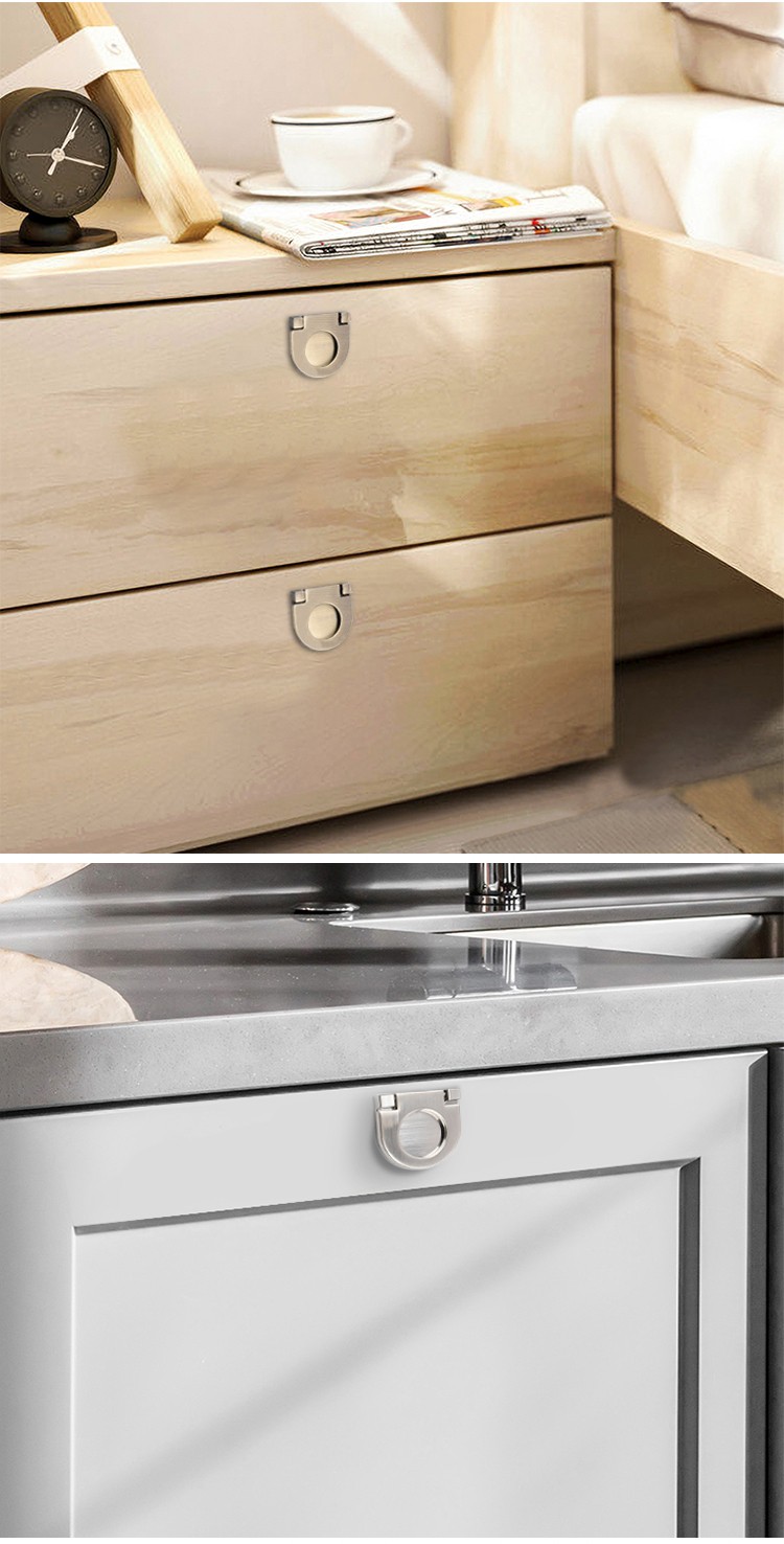 定制适用衣柜抽屉扣手暗扣明装柜子柜门隐形现代简约平面手柄门把手