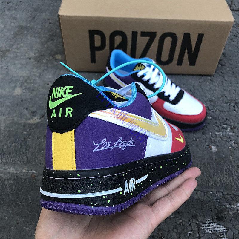 j低帮空军一号反光情侣滑板鞋 aj烟灰海盐蓝扣碎学生运动鞋 极光蓝(高