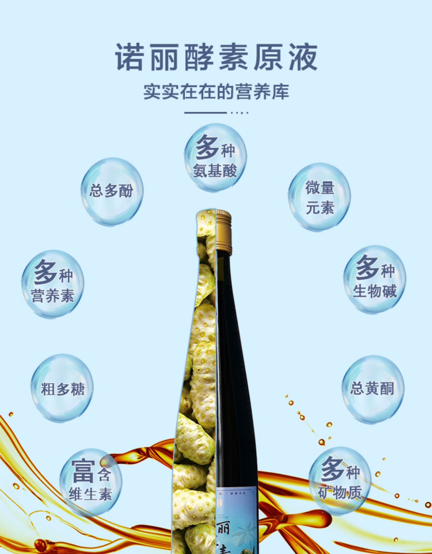 520送礼诺丽果海南诗翠檬诺丽果酵素原液轻食代餐水果酵素饮品noni