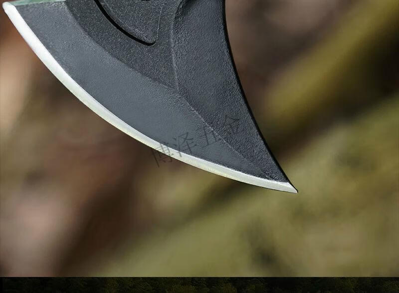 多功能战术斧斧头刀户外防身生存野外特种劈柴大工兵斧 锤形ctf【图片