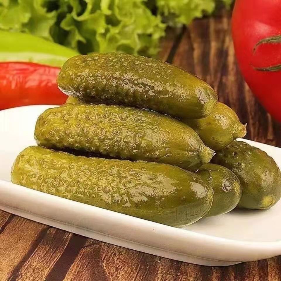 俄式酸黄瓜俄罗斯风味泡菜黄瓜进口罐头500ml下饭菜汉堡520情人节大鹰