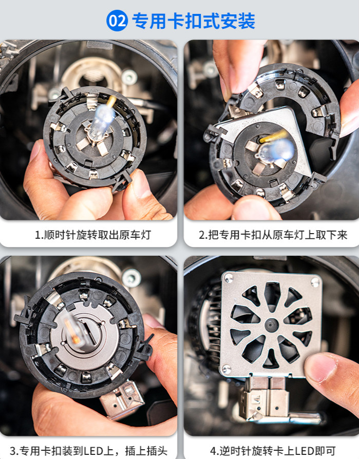 适用于奔驰gl450s350ml350r320e200c260l d1s氙气灯泡cls led大灯g