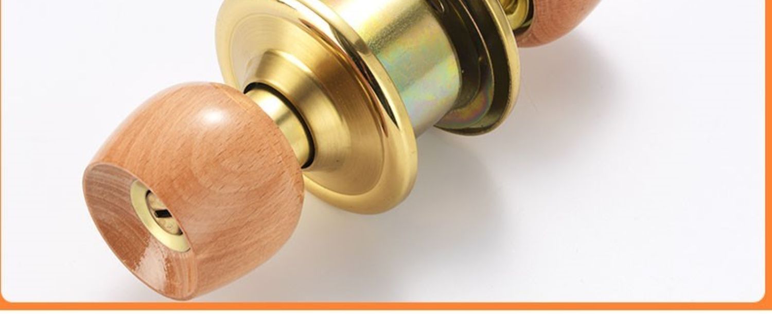 球形门锁室内房间门卧室球锁家用球型圆球锁木门锁不锈钢通用型 5831