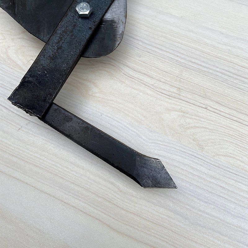 铡刀铡草铡刀家用切草刀侧刀小型手动扎刀玉米桔秆闸刀老式锻打锰钢铡