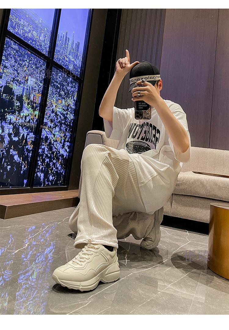 g家酷奇老爹鞋男女小白鞋脏脏ins潮松糕内增高男运动休闲米奇情侣厚底