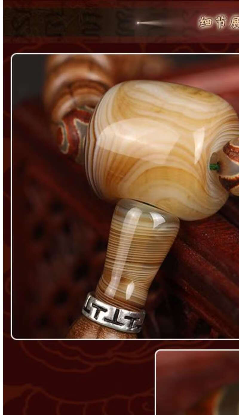 保真五台山老料六道木108颗佛珠手串男 降龙木复古天珠款项链手链