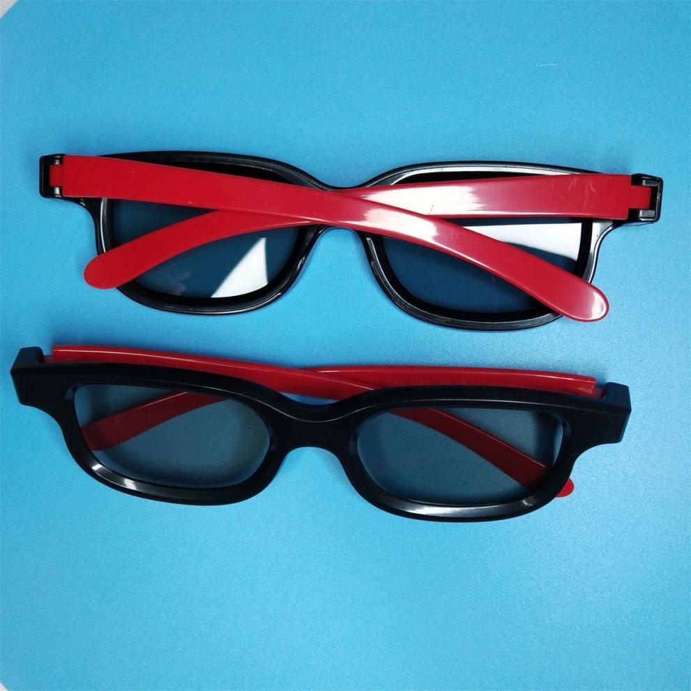 hnxc新品3d眼镜电影院成人3眼镜电影院专用3挂片圆影城通用高品质大框