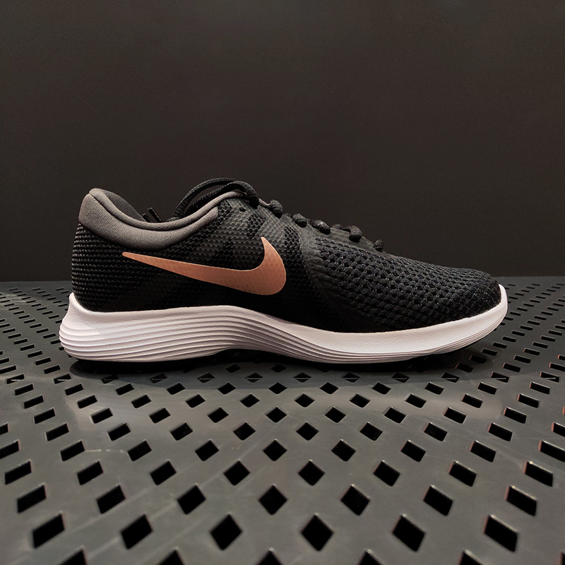 nike耐克官网正品revolution 4女子轻便透气减震休闲跑步鞋908999 黑