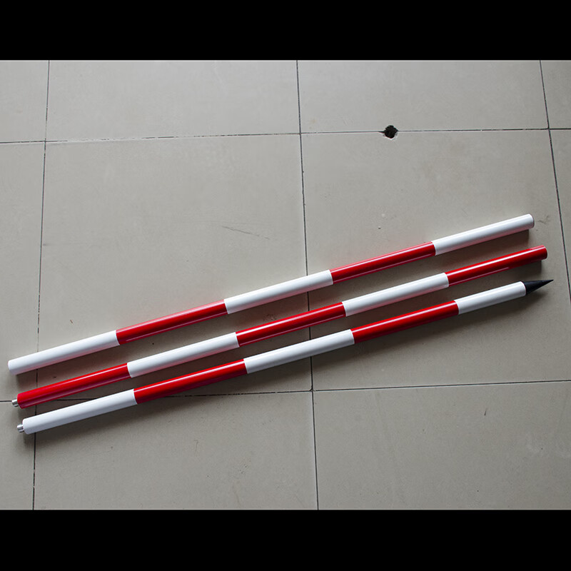 测量花杆2米/3米/5米花杆测量花杆标杆3米测量用花杆苏州华盛耐磨