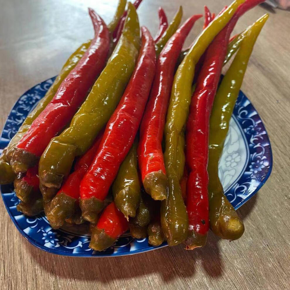 【京选好物】贵州土特产泡辣椒 铜仁农家自制老坛腌制酸辣椒二荆条红