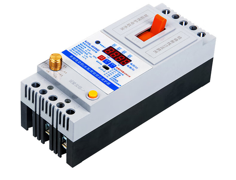 220单相三相电动机综合保护器380v缺相过载漏电堵转过热保护开关 40a