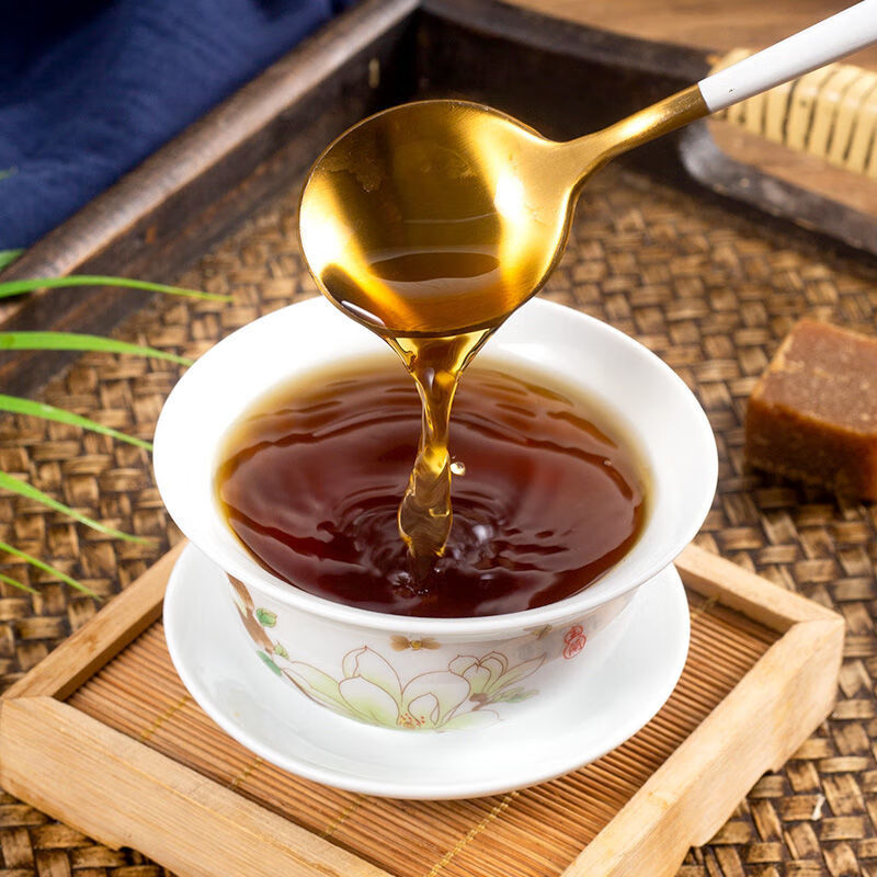 正宗云南甘蔗古法老红糖块土红糖纯正手工单独小包装气血黑糖 【老姜