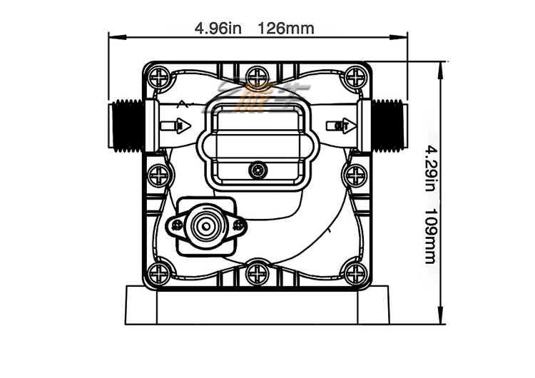 房车水泵自动12v 房车水泵带压力开关 房车水泵 房车水路改装 dc12v