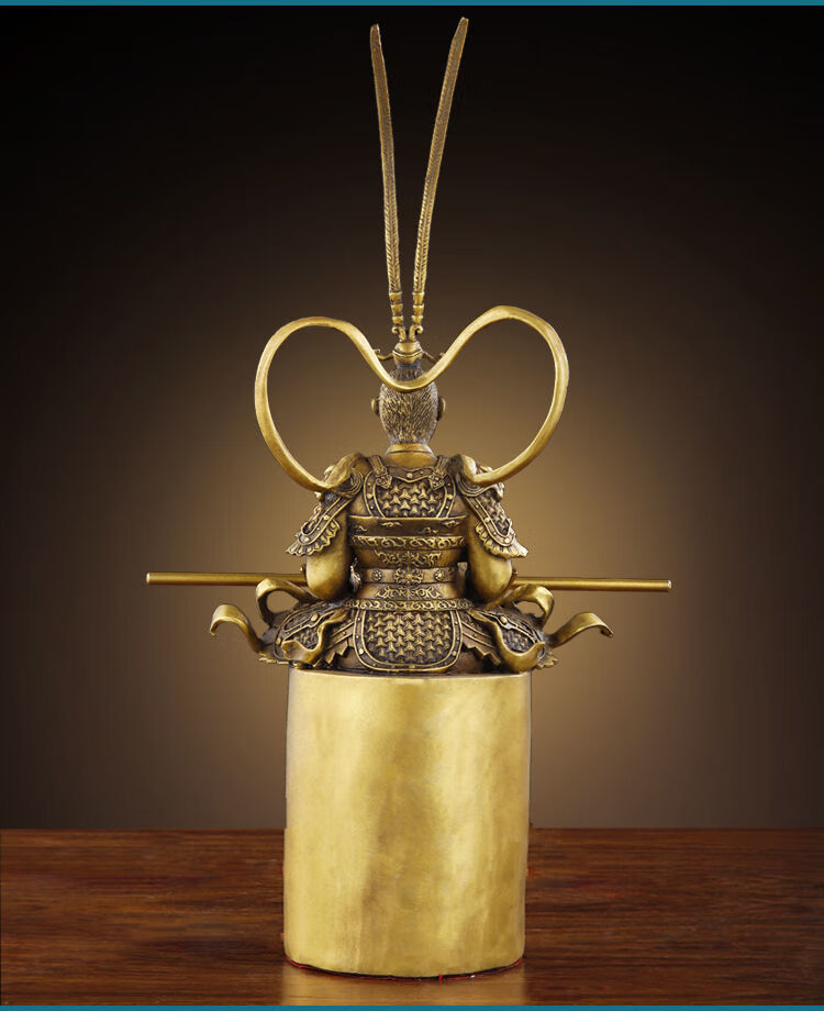 2022新款铜齐天大圣孙悟空斗战胜佛摆件家居客厅创意汽车车载男礼物