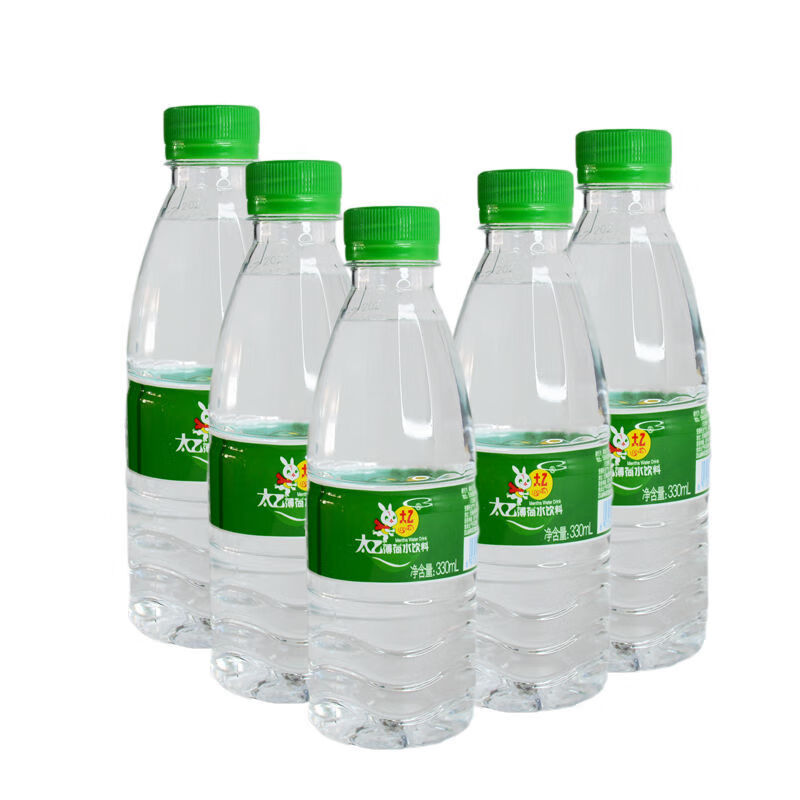 太乙薄荷水嘉华冰泉薄荷水太乙薄荷水饮料6ooml12瓶云南原产太乙薄荷