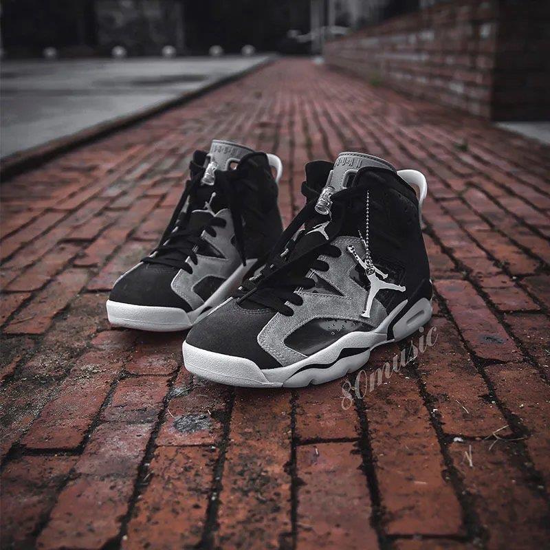 纯原现货现发款乔6retrotechchromeaj6烟灰男女情侣篮球鞋烟灰色41