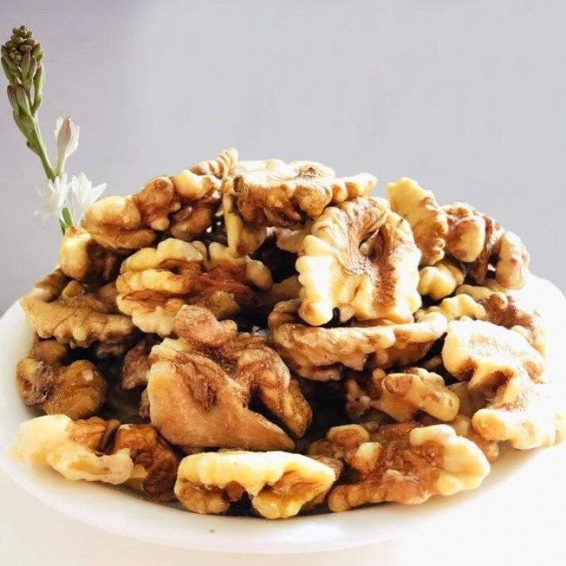 穗北食品新货奶香味熟新疆核桃仁无壳纸皮五香椒盐味果仁坚果零食250g