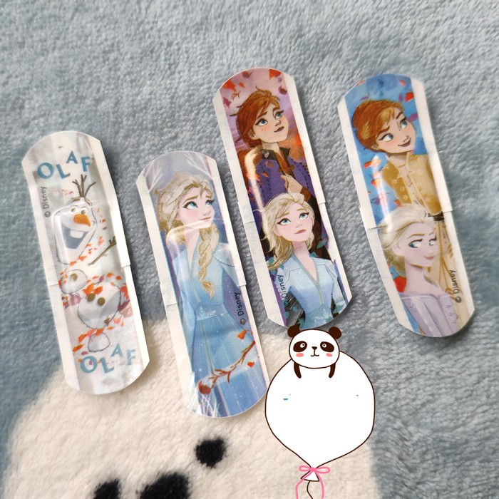 儿童创口贴爱莎艾莎冰雪奇缘米老鼠蜘蛛侠15片长颈鹿