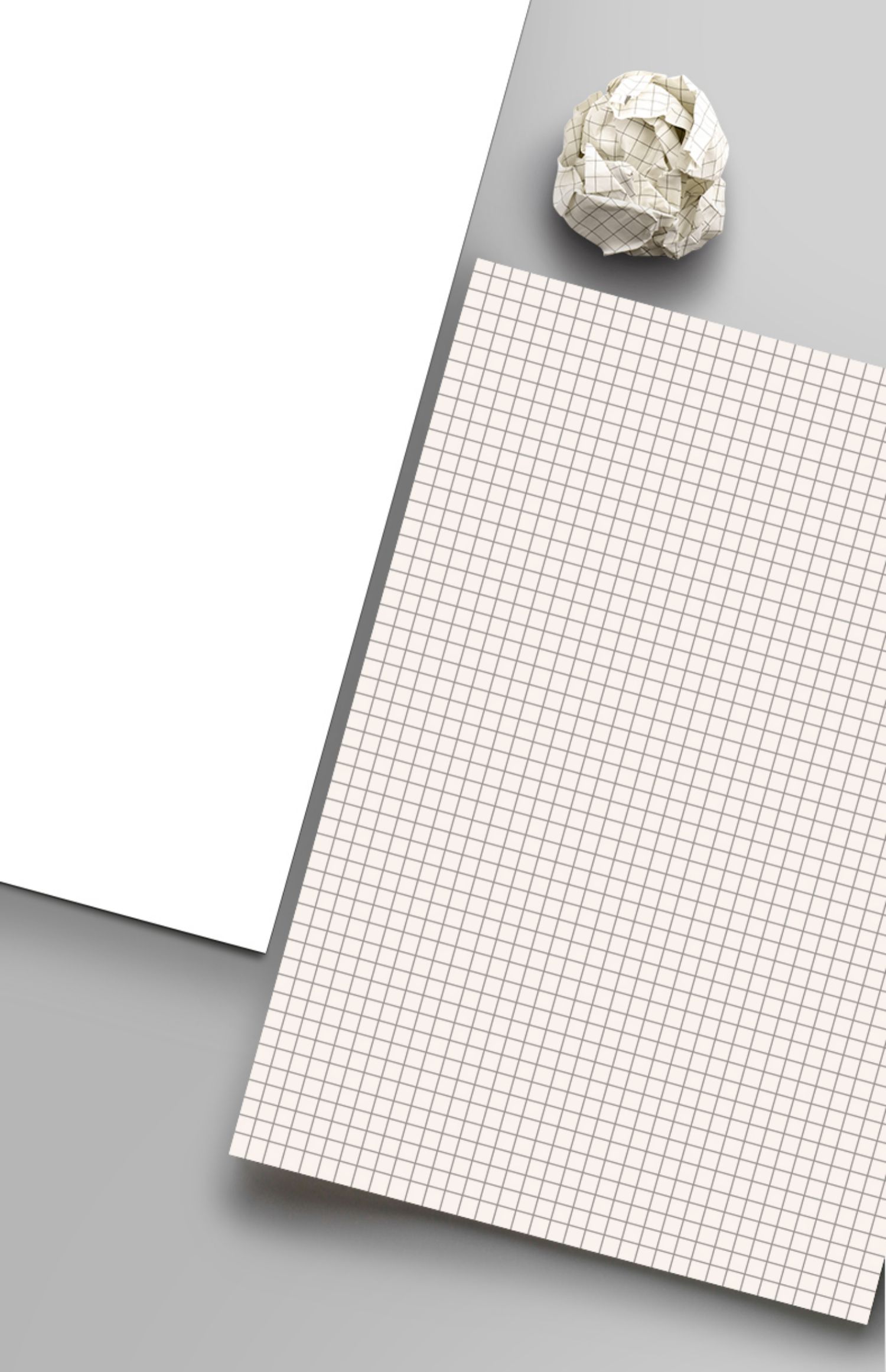 校呵呵10本双面网格纸草稿本大学生用小方格纸格子考研专用白纸演算打