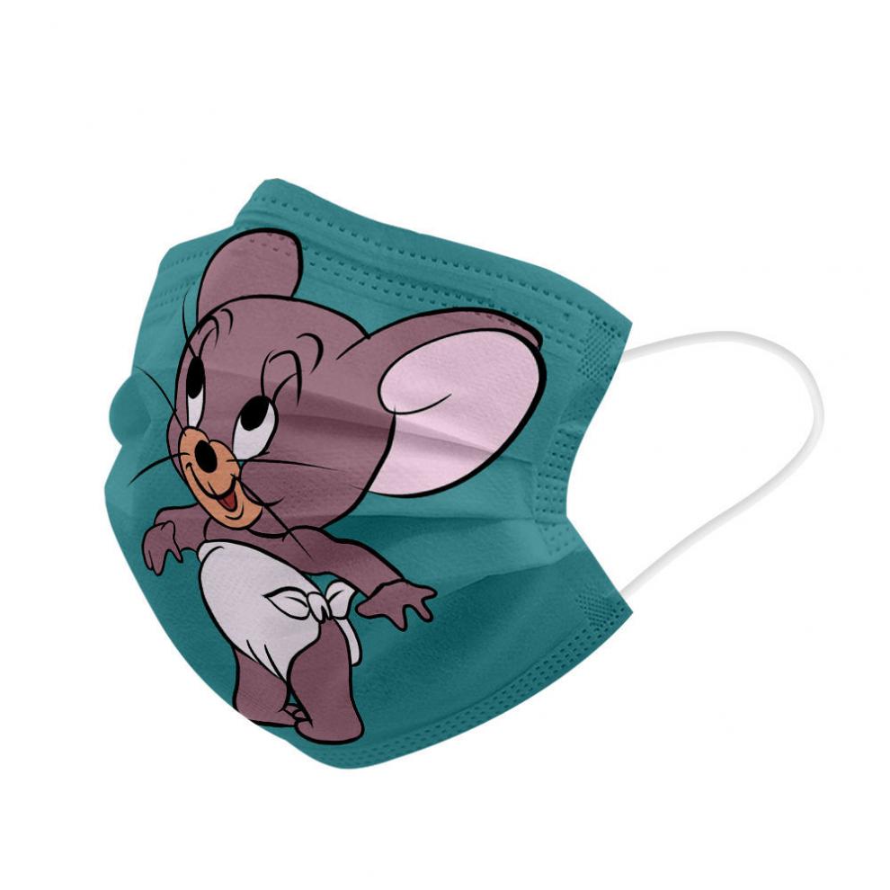 tlxt2022款 墩墩口罩 儿童猫和老鼠 独立包装口罩新款一次个性三层