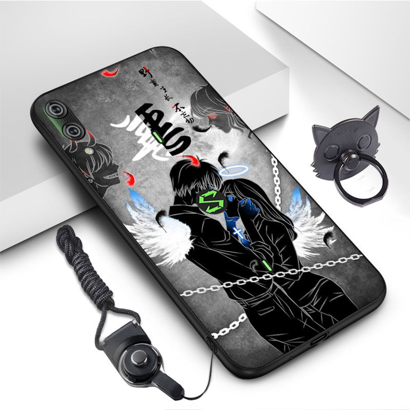 黑鲨游戏手机2pro手机壳黑鲨2pro防摔软套dlt-a0男女网红新款 善恶cp