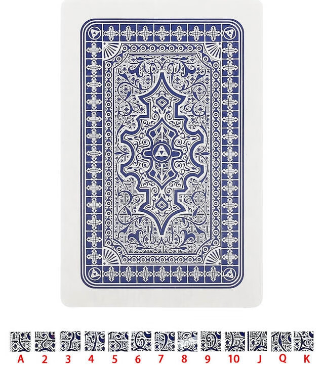 正点扑克魔术扑克钓鱼8068背面认牌码道具3a姚记正点8845花色特殊加厚