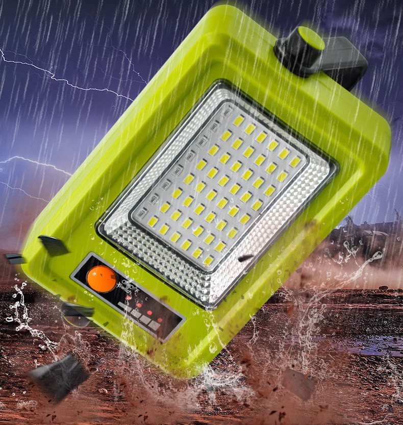 欧普侍太阳能照明灯户外强光野外露营车载强磁吸应急可移动式充电led