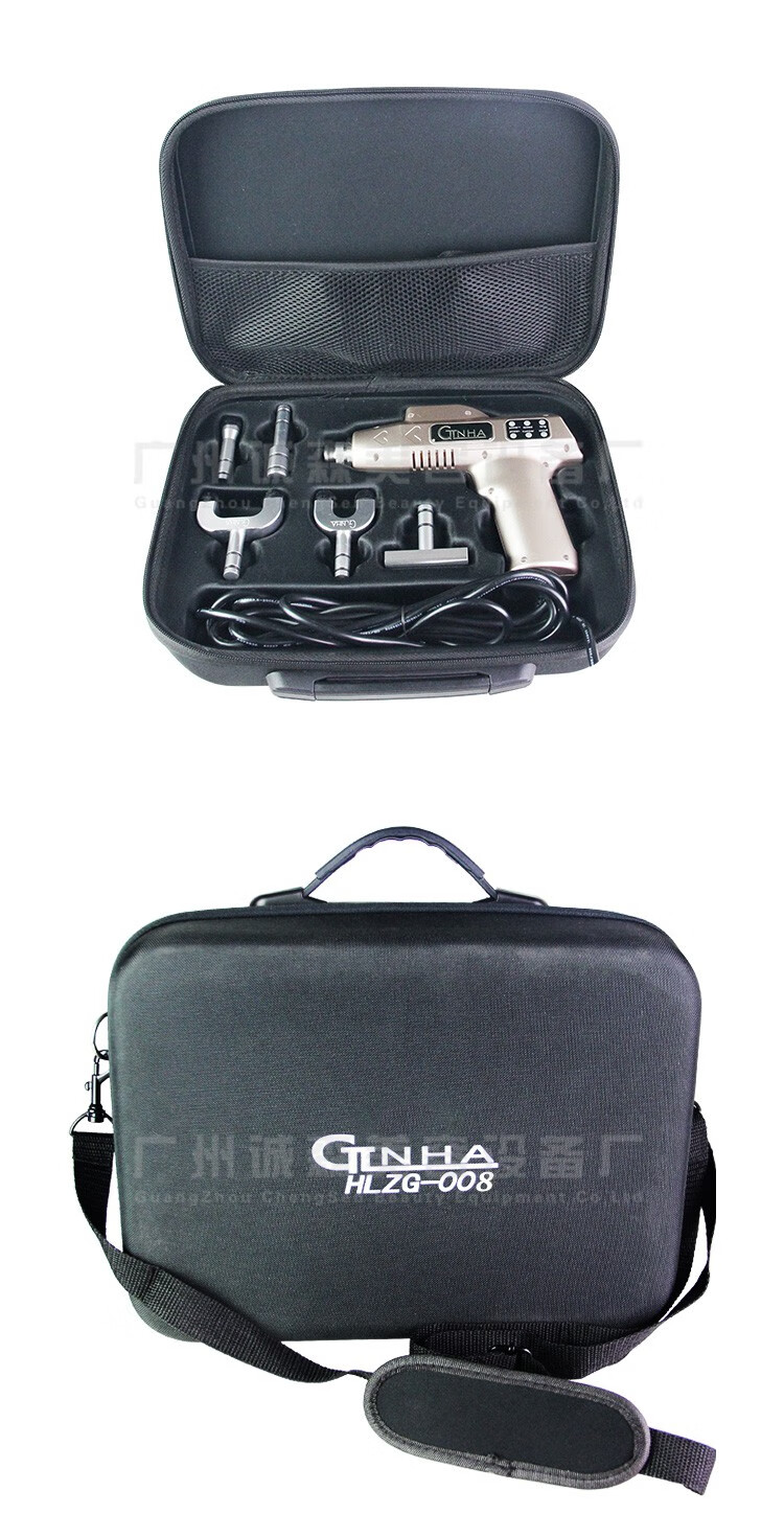 美式整脊枪1500牛电动脊椎枪脊椎活化器一枪正骨变频正骨枪银色新款