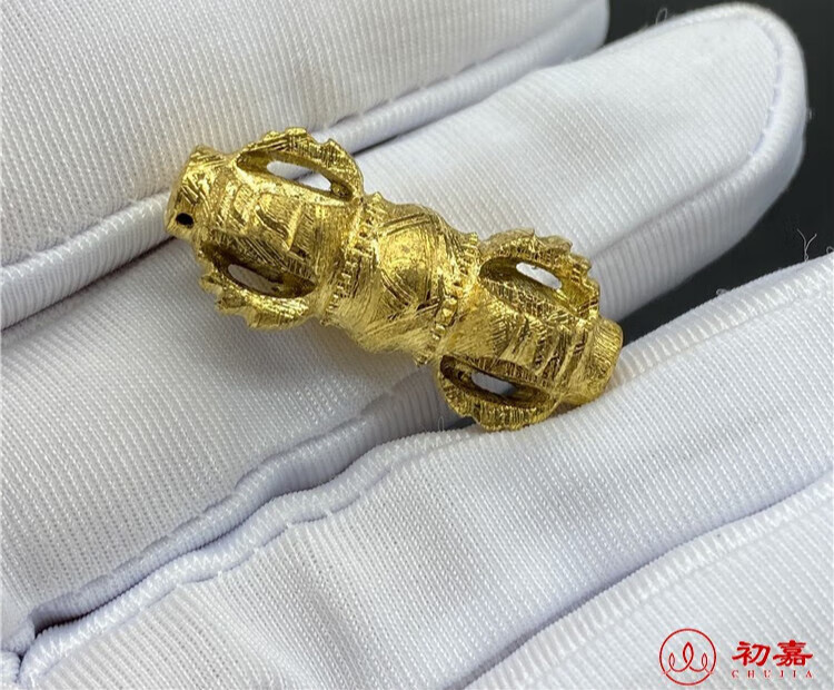 初嘉 天铁金刚橛 镍铁陨石金刚降魔杵 保真铁陨石普巴杵金刚杵 五号