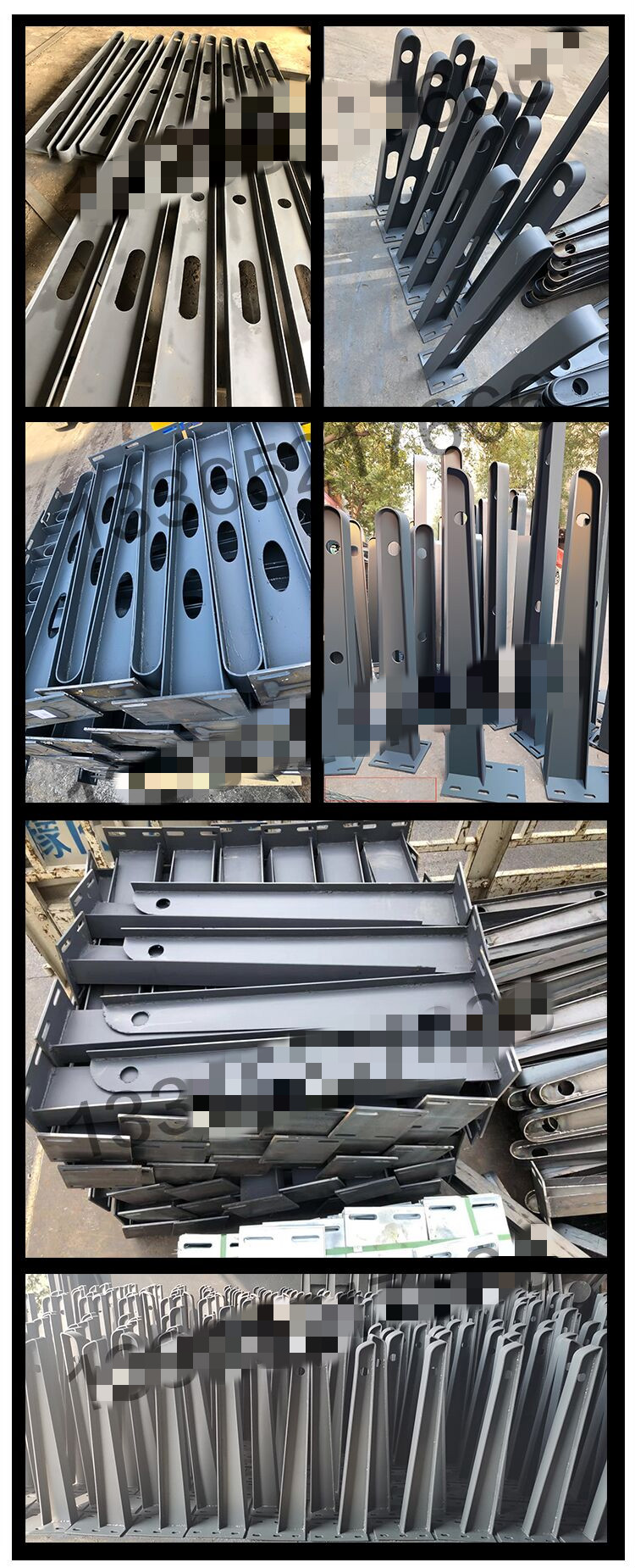 定制h钢雨棚牛腿满焊铁/不锈钢雨棚钢梁支架牛腿h型钢结构玻璃幕墙点