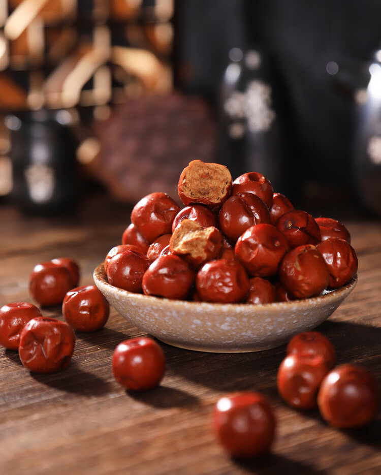 酸枣果酸枣粒新小酸枣小红枣泡水含酸枣仁酸枣面粉500g酸枣2斤老树偏