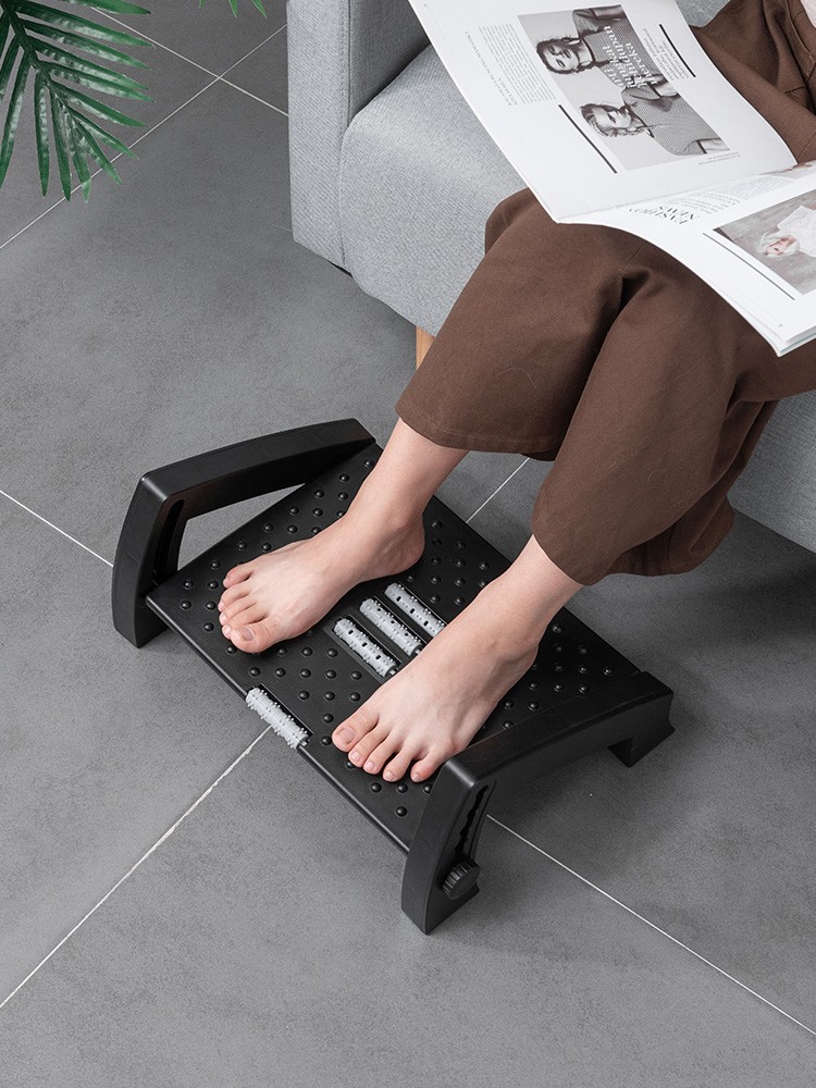 人体工学可升降脚踏凳学生学习钢琴搁脚踏板书桌搭放踩垫脚凳a款
