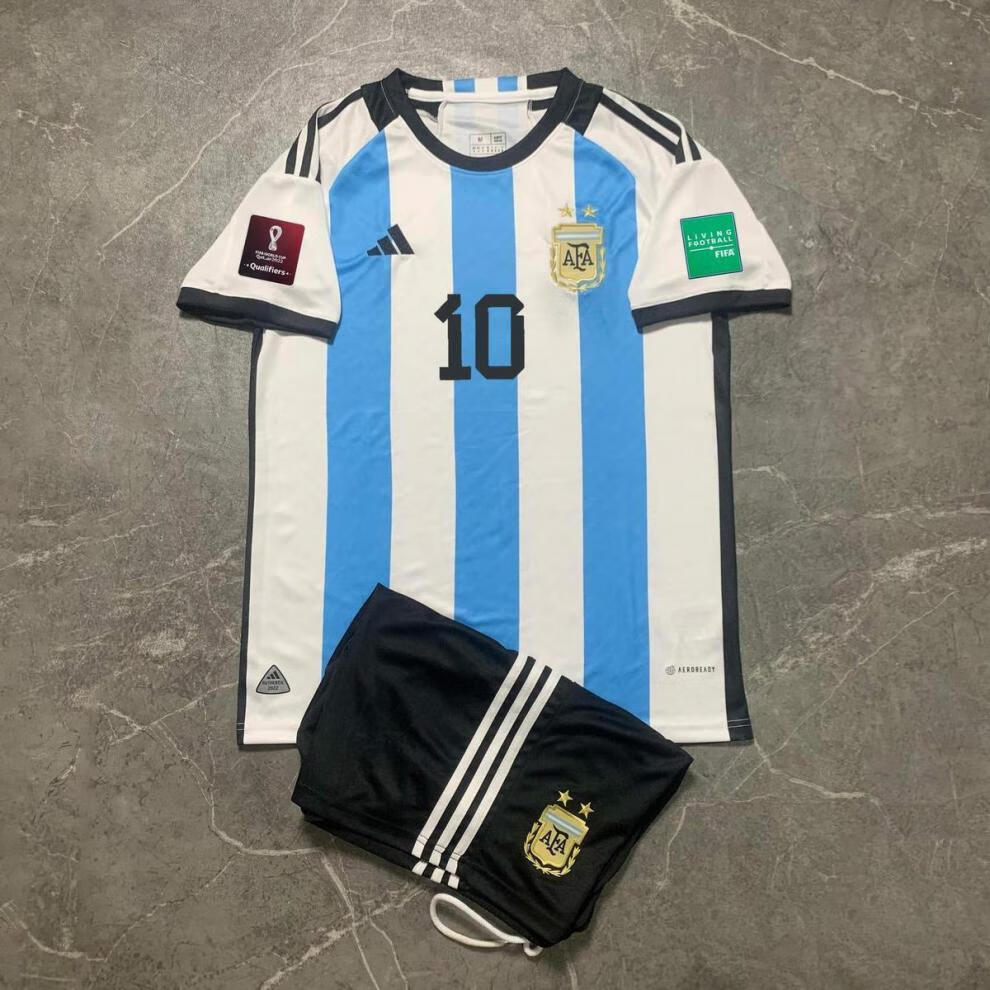 阿根廷球衣世界杯主场号梅西号马丁内斯足球服训练服定制梅西球衣