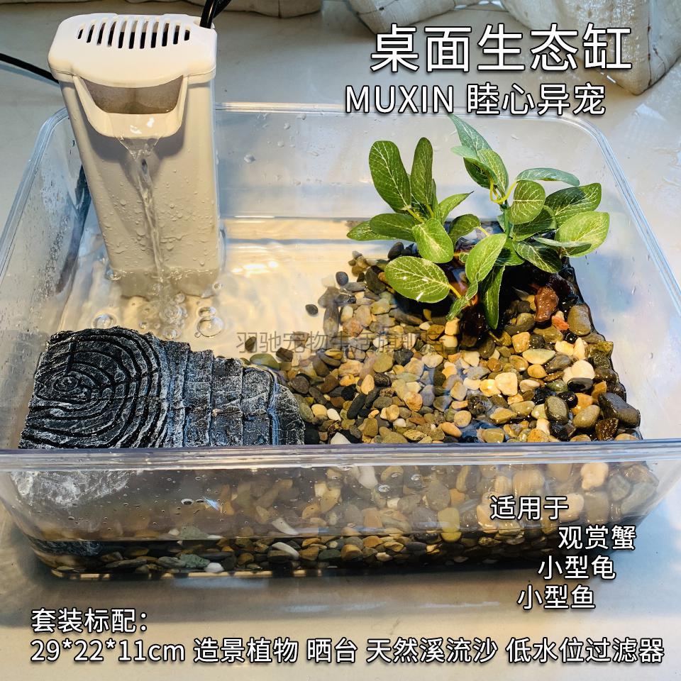 【京东推荐】养螃蟹的缸螃蟹饲养箱宠物沙蟹饲养盒招潮蟹辣椒蟹寄居蟹