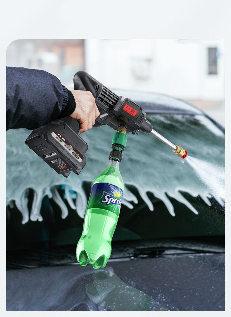 洗车机水枪充电便携高压无线洗车工具神器家用车载水泵水枪清洗打药