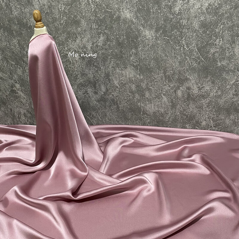 夏季仿三醋酸缎面布料透气丝滑垂坠礼服吊带裙阔腿裤时装面料 1#大