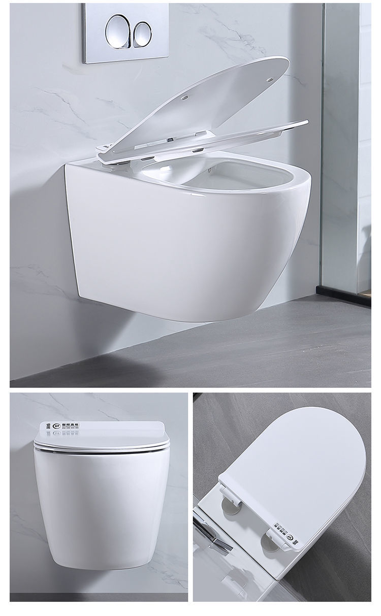 冠普龙壁挂式马桶挂便器入墙水箱墙排悬空挂墙家用嵌入暗装坐便器小