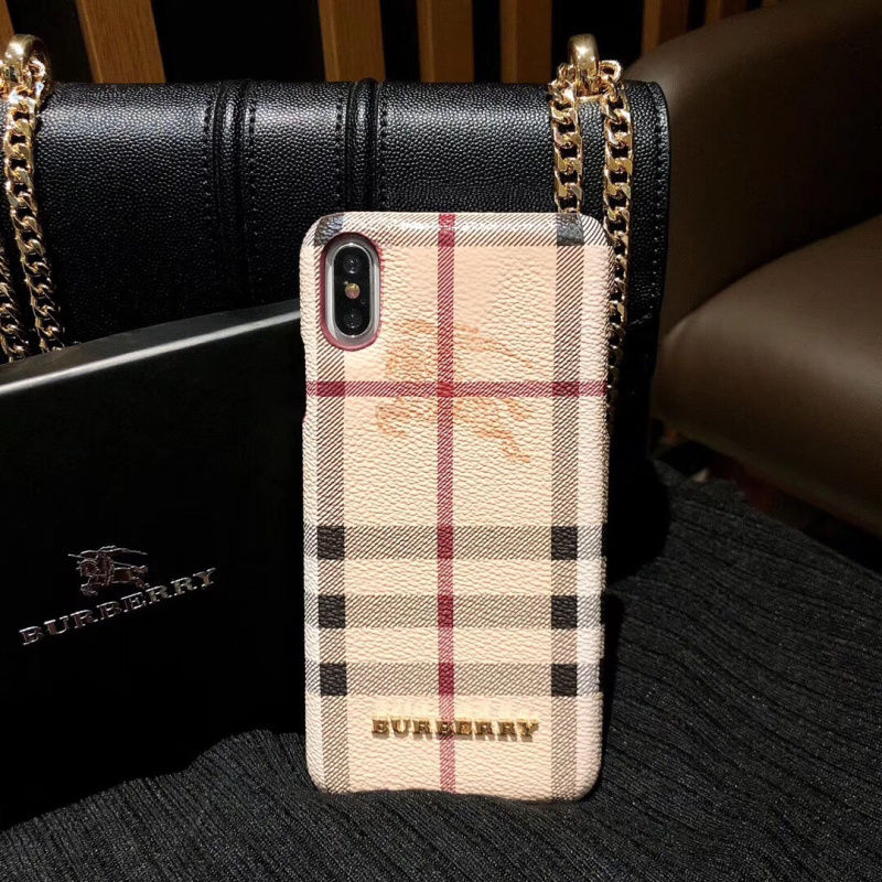 巴宝莉格子苹果x手机壳8plus英伦风iphonexs max/xr/6s/7网红 巴宝莉