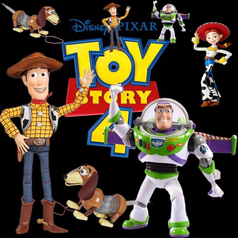 玩具总动员巴斯光年胡迪翠丝发声发光可动收藏男孩生日礼物自营礼物 