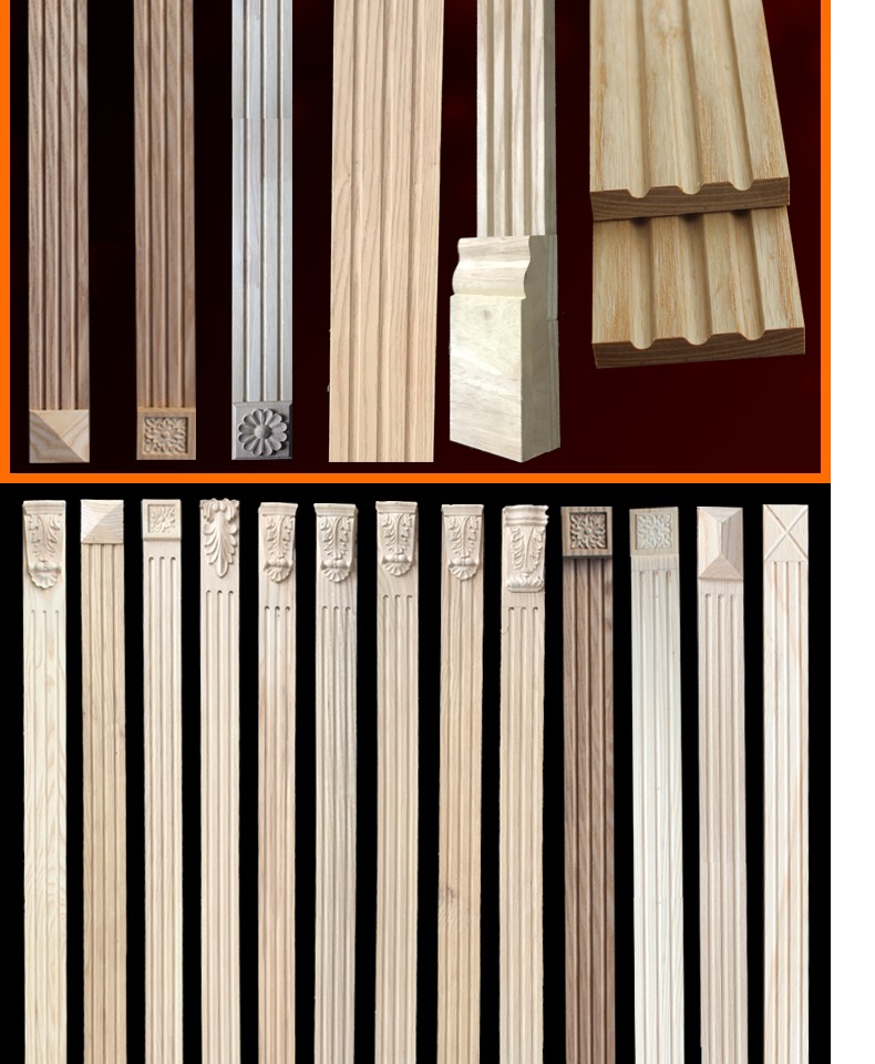 装饰天然实木欧式木线条装饰线条家具封边背景墙吊柜橱柜体罗马柱
