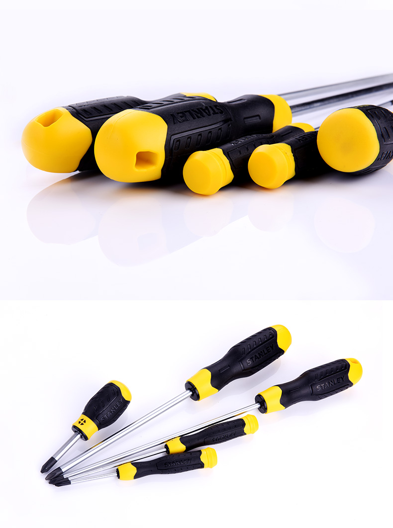 史丹利强磁性小号十字螺丝刀家用超硬螺丝批工业级大改锥起子十字ph2