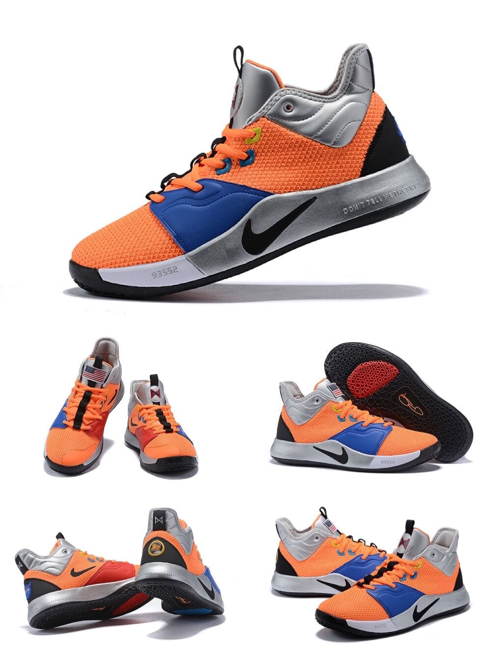 保罗乔治3代篮球鞋透气运动男子实战耐磨减震防滑学生战靴pg3曼巴精神