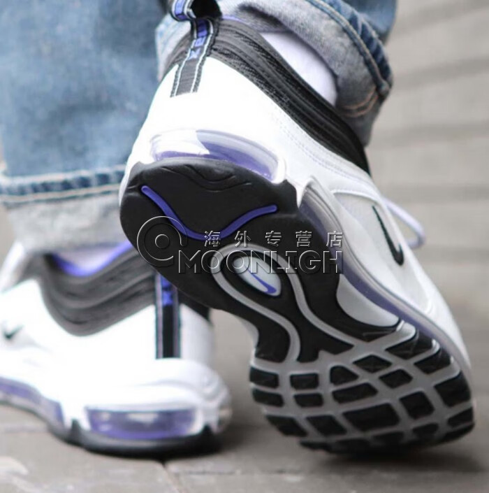 耐克(nike)air max 97 子弹头系列全掌大气垫男士休闲运动跑步鞋 缓震