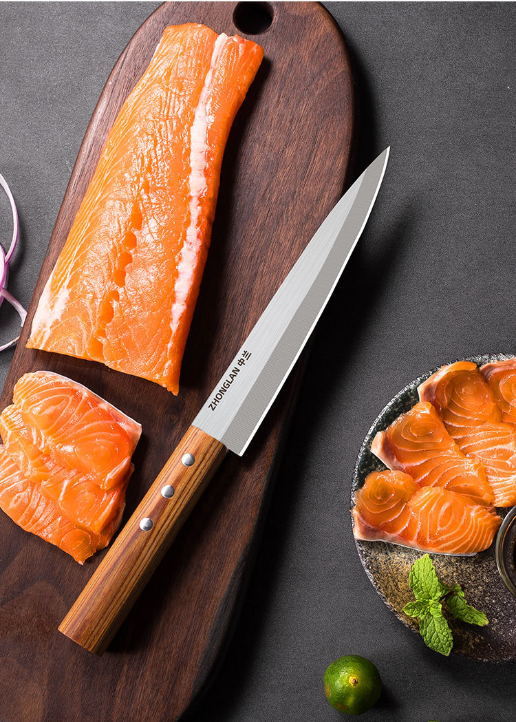 京选优品鱼生专用刀德国特殊钢日式厨师专用刀三文鱼