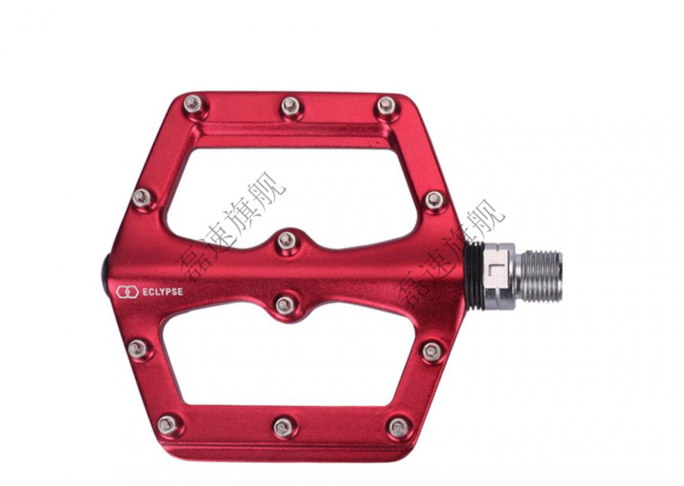 2022新款公路车锁踏卓锐zeray山地自行车铝合金平一板脚踏止滑钉黑色d