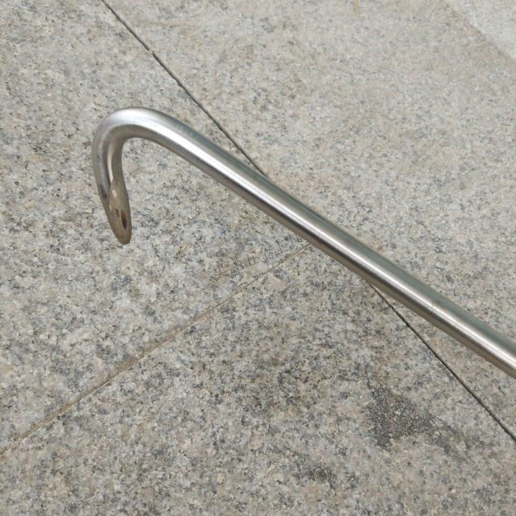 货物猪肉铁钩井盖拉勾开下水道水泥井盖物业t型钩子不锈钢丁字多 长1.